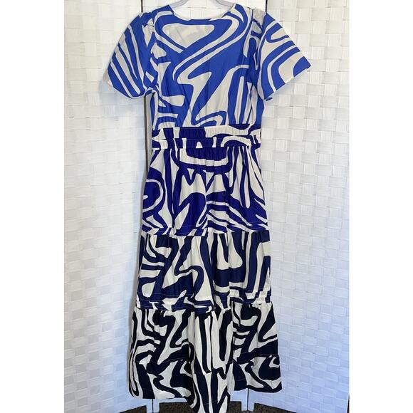 Anthropologie The Somerset Maxi Tiered Dress Womens Size Large - Picture 5 of 11